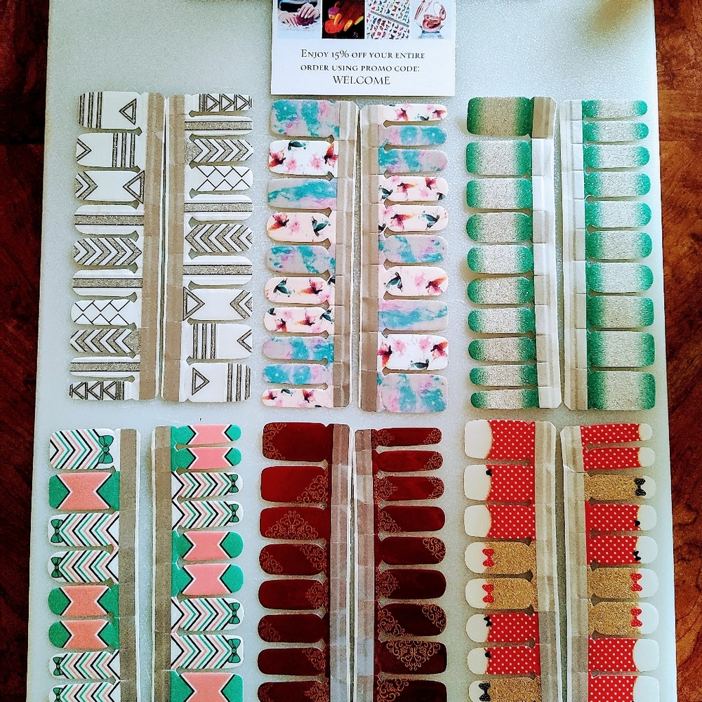 Variety Real Nail  Wraps